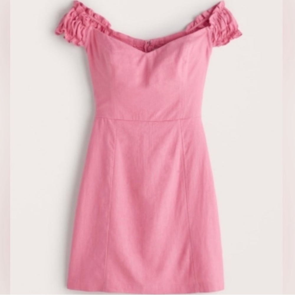 Abercrombie Mini Corset Dress Pink